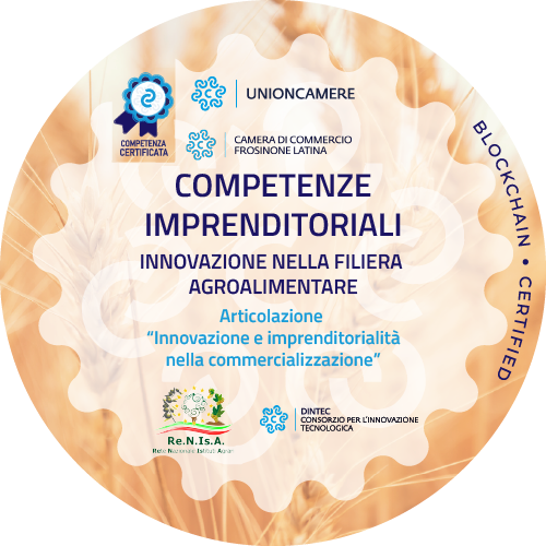 Competenze imprenditoriali. Innovazione nella filiera agroalimentare - Articolazione “Innovazione e imprenditorialità nella commercializzazione”